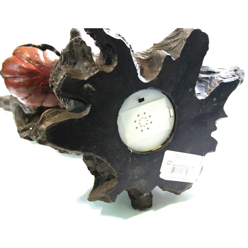 Transpac Resin Light Up Spooky Screaming Tree Bats Halloween Battery 18" Rare - Picture 6 of 8